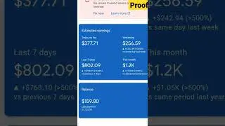 100$/Daily 🤑 From Blogging #blogging #makemoneyblogging #100dollarday #eranfromblogging