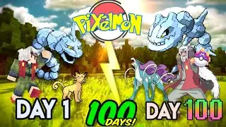 I Survived 100 Days In Minecraft Pixelmon! | Here's What Happened... (Part 2)