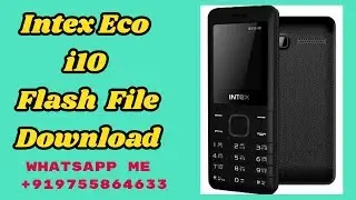 Intex eco i10 phone unlock flash file