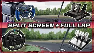 Logitech G923 G29 + Thrustmaster TLCM vs Fanatec DD1 F1 + V3 at Imola Hotlap