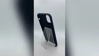 Чехол-накладка iPhone 11 silicon-microFibra Black/черная  с микрофиброй Арт.100102 EVM Green House