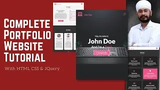 Complete Responsive Portfolio Website Tutorial | HTML CSS Javascript