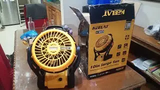 Keelat Cordless Fan Unboxing