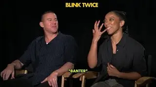 Georgia chats to the stars of 'Blink Twice'