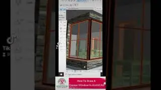 ArchiCAD Tutorial - How To Draw A Corner Window in ArchiCAD 