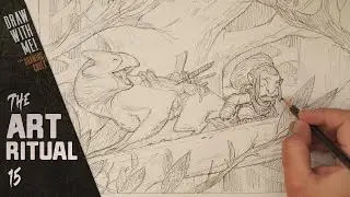 Art Ritual 15: Let's Draw Some Goblins!! (Real Time Sketching Tutorial)