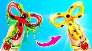Преображение бедной куклы Леди Баг в богатую! Как стать Леди Баг в реальной жизни!