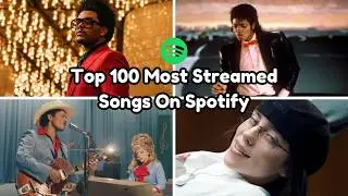 Top 100 Most Streamed Songs On Spotify