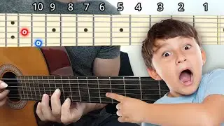 😲 Learn In 1 Minute. Musical Intervals in D Major - Guitar Lesson