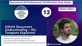 Specialized AI Professional Certification Prep |E13| Document Understanding Template|@LahiruFernando
