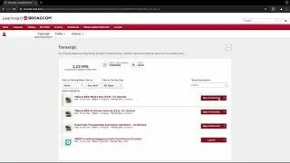 VMware Digital Learning - Find Your Transcript