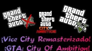 GTA 5 & GTA 6 Vídeos | ¡Vice City Remasterizado! ¡GTA: City Of Ambition!