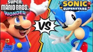 Sonic superstars vs Mario wonder in a nutshell