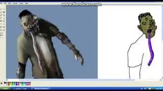 Schammy's speed art( Smoker-zombie from Left 4 Dea