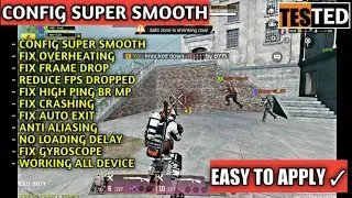 CONFIG SUPER SMOOTH FIX LAG IN CODM | WORKING AND TESTED 100%