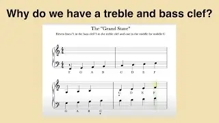 Why do we have a treble clef and a bass clef?