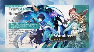 12,640 primos for C0 Wanderer wishes + C0 Faruzan ☘️ | 3.3 pulls | Genshin Impact