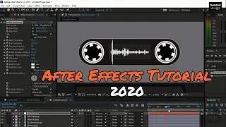 After Effects Tutorial: Audio Spectrum Effect in After Effects - No Plugin #techdeskvlogs