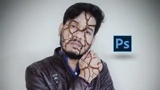How to Create Realistic Cracked Skin using Photoshop cc