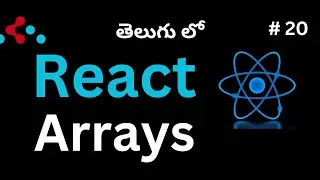 #20. Learn How to show Array data in React (Telugu)