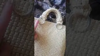 Сумка из шнура легко! Готова за два дня.