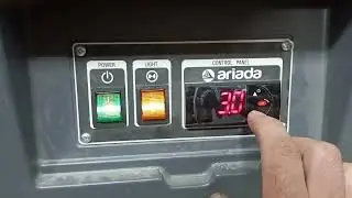 Setting up a CAREL controller. Ariada refrigerator.