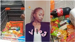 Mid-month SHOPPING Restock || Hair Day