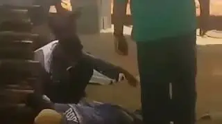 Homem cai de telhado - Acidente de Trabalho em Altura (Imagens Fortes)