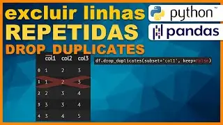 Como remover linhas duplicadas - PANDAS Python