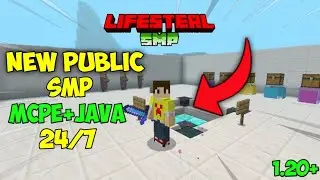 BEST LIFESTEAL PUBLIC SMP FOR PE+BEDROCK+JAVA 1.19+ SMP | JOIN NOW....