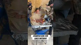 Did a crawfish boil for Lukes birthday. It was a cold rainy day here in NY but the crawfish perfect.