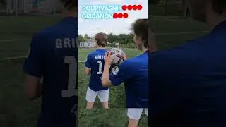 Челлендж удары с лёта || GRIBANOW VS PODPIVASNIK #football #mfl #fcled