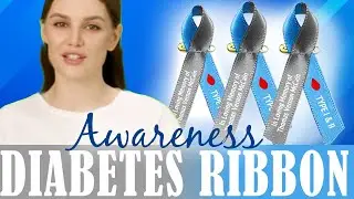 Diabetes Awareness Ribbon - Teal/Gray November Diabetes Month