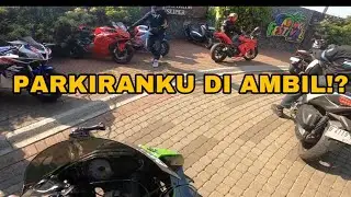 SUNMORI LAUTAN MOTOR‼️ ADA DUCATI V4 ZX636 CBR 600 DLL SAMPE PARKIRANKU KOK DI AMBIL⁉️ #sunmori