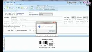 How to save generated barcode label in different file format