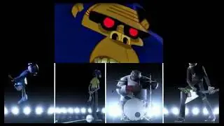 Brits awards 2002 Gorillaz - Clint Eastwood (del the ghost rapper version)