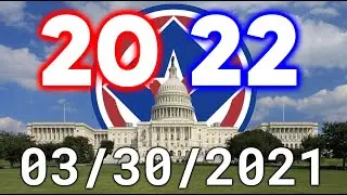 The 2022 Senate Elections as of March 30th, 2021
