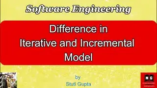 Difference Between Iterative and Incremental Model | Incremental Model | Iterative Model | PART 1.6