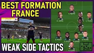 PES2021 Best Formation | France | Weak Side Tactics