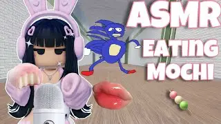 roblox asmr ~ evade! eating mochi ice cream 🍡🍓