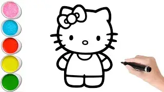Kolay Hello Kitty Çizimi, Sevimli Hello Kitty Çizimi, Hello Kitty Nasıl Çizilir, Boyama Videoları