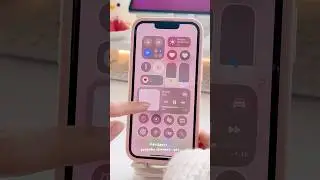 IOS 18 CUSTOMIZATION 🍓 aesthetic CONTROL CENTER LAYOUT 💌 ♡ tutorial ♡