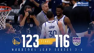 PLAYOFF HIGHLIGHTS: Warriors take 3-2 series lead vs. Kings with Game 5 win | NBC Sports Bay Area