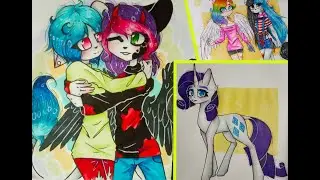 ★ОБЗОР РИСУНКОВ В СКЕТЧБУКАХ★