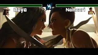 Raya e o Ultimo Dragão - Raya vs Namaari / Com Barra de Vida - Luta Final