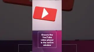 YouTube Spacebar Pause not Working? 