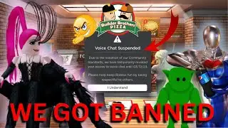 We Got Banned From Roblox Pizza Sim VC