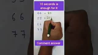 puzzle for genius only #mathpuzzle #canyousolve #youtubeshorts #math #shorts #viral