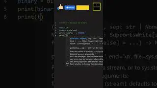 Convert decimal number to binary number | At A Glance! | 