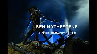 behind the scene toy photography: alien